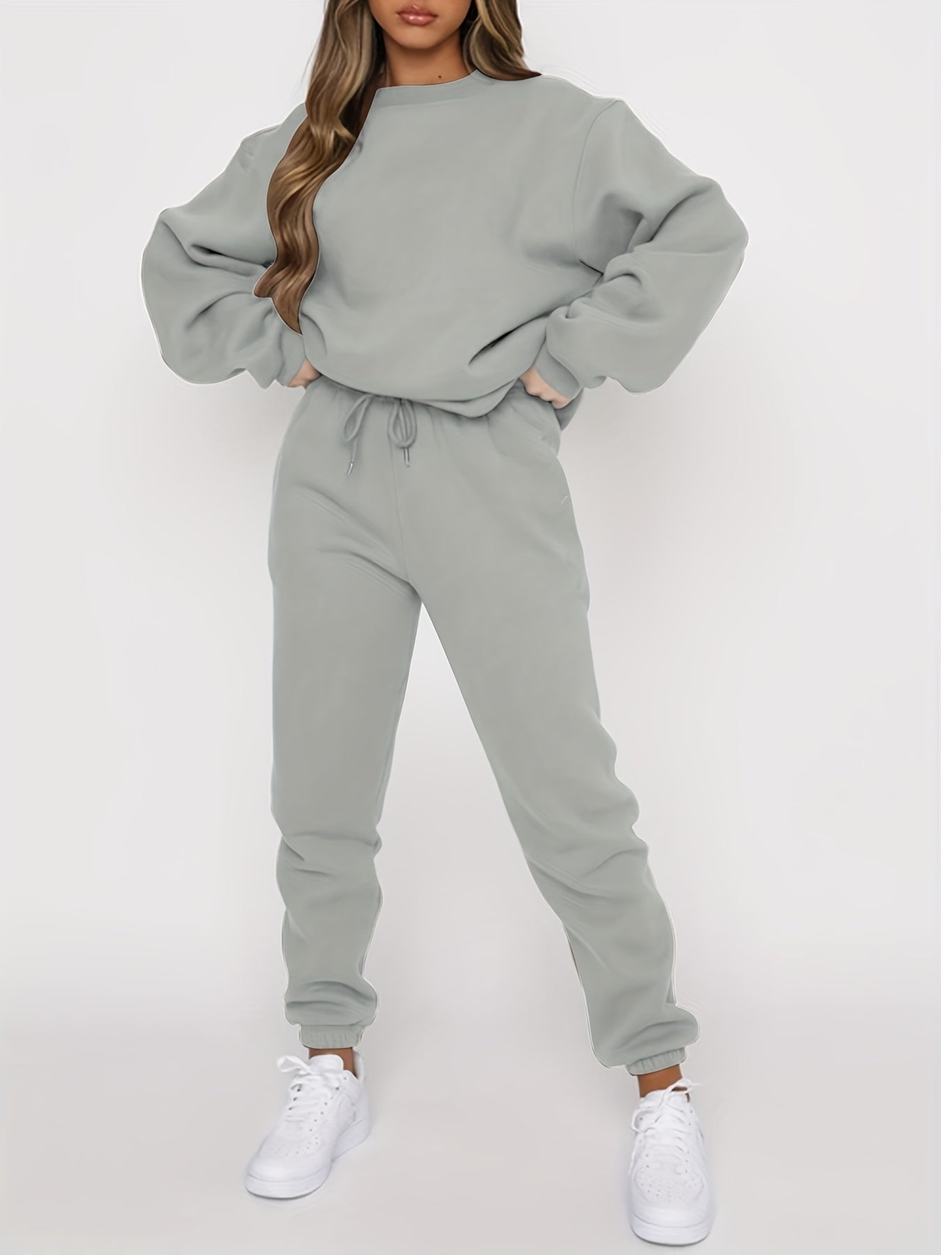 Lily® Elegantes, oversized Jogging-Set