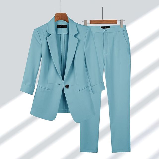 Hanna Style Damen-Blazers und Hosen Set – Eleganz für jede Gelegenheit