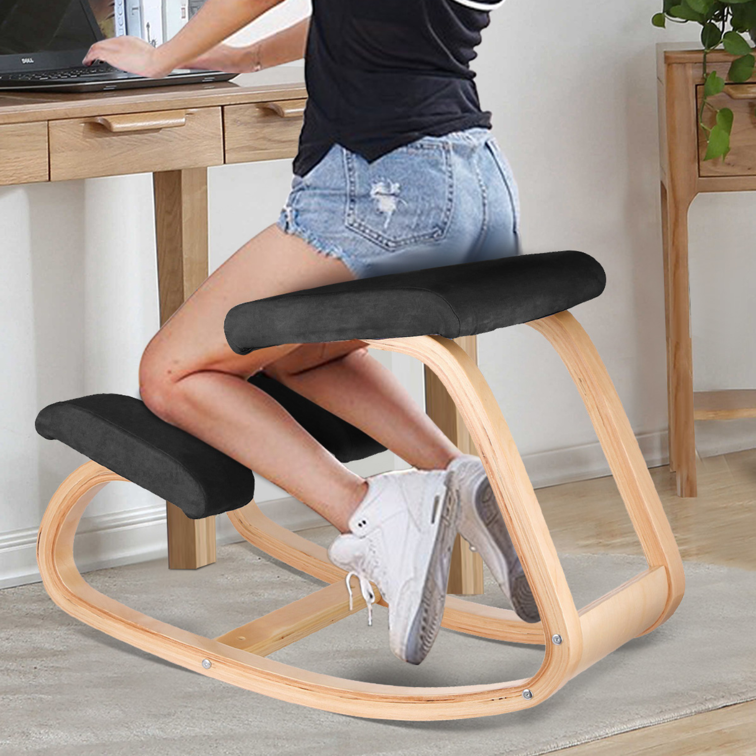 WorkWise - Der ergonomische Kniestuhl für bessere Haltung und Komfort am Schreibtisch