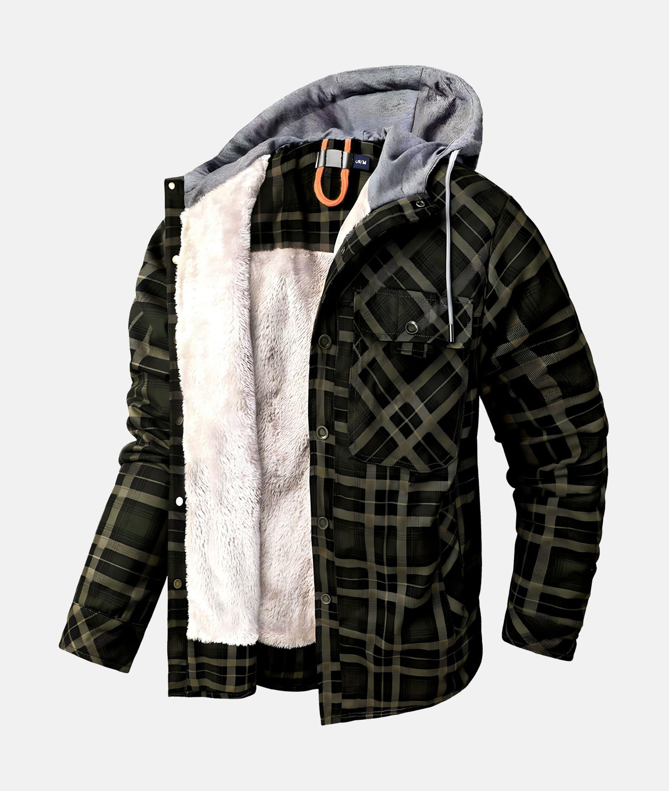 HerrenCreator® Karierte Flanelljacke – Wärme und Stil für den Winter