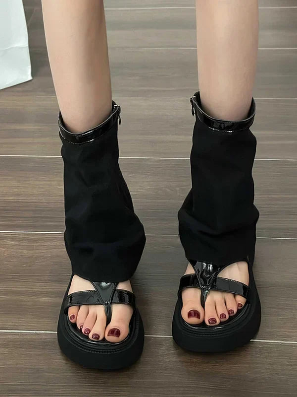 Katrin Chic Damen Sandalenstiefel für jeden Anlass