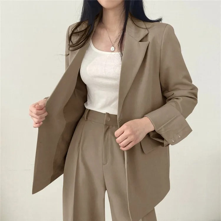 AnnaClass Chic Blazer- und Hosen-Set für Damen