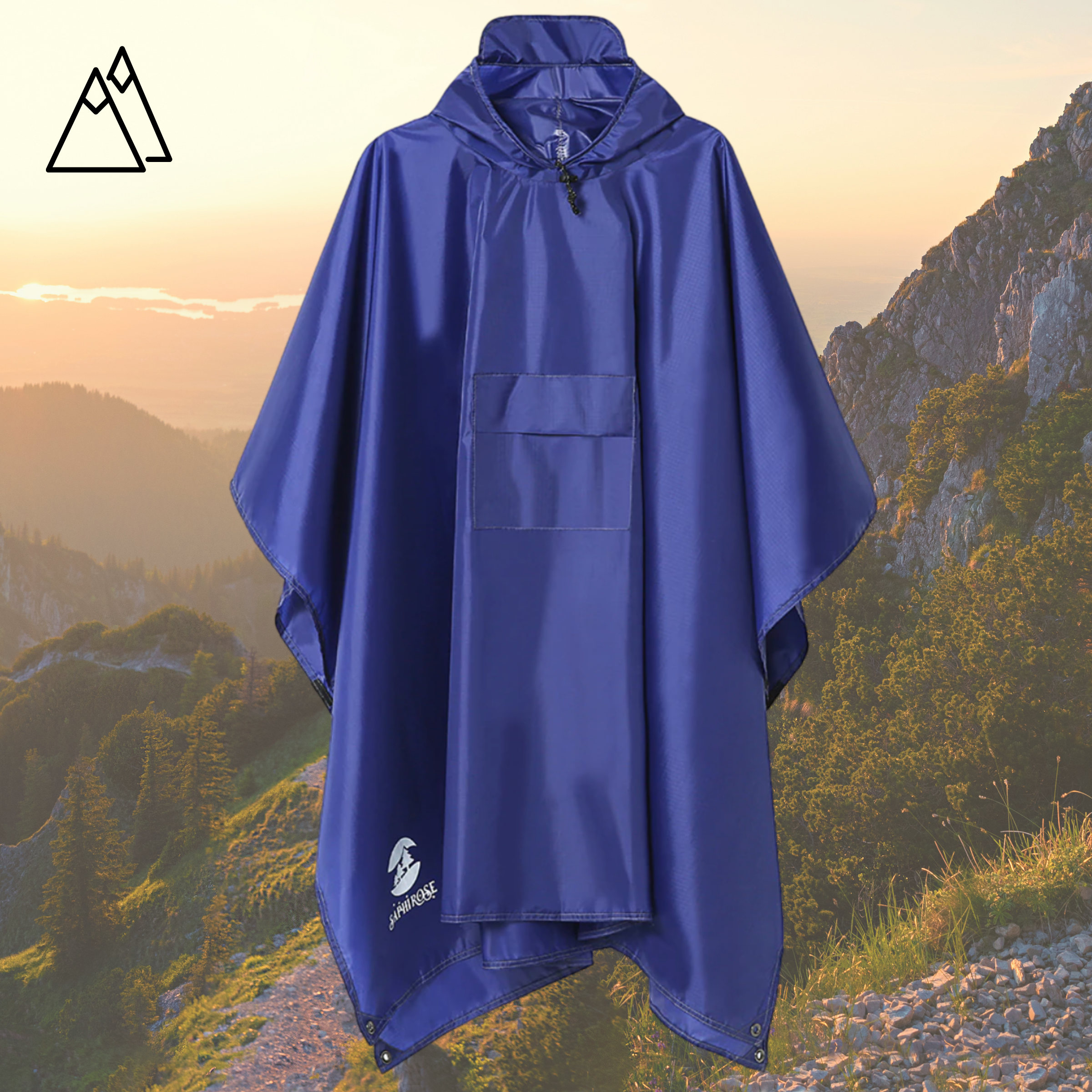 Camp™️ Regenponcho Unisex - Trekking - Wandern - Fahrrad - Mountainbike