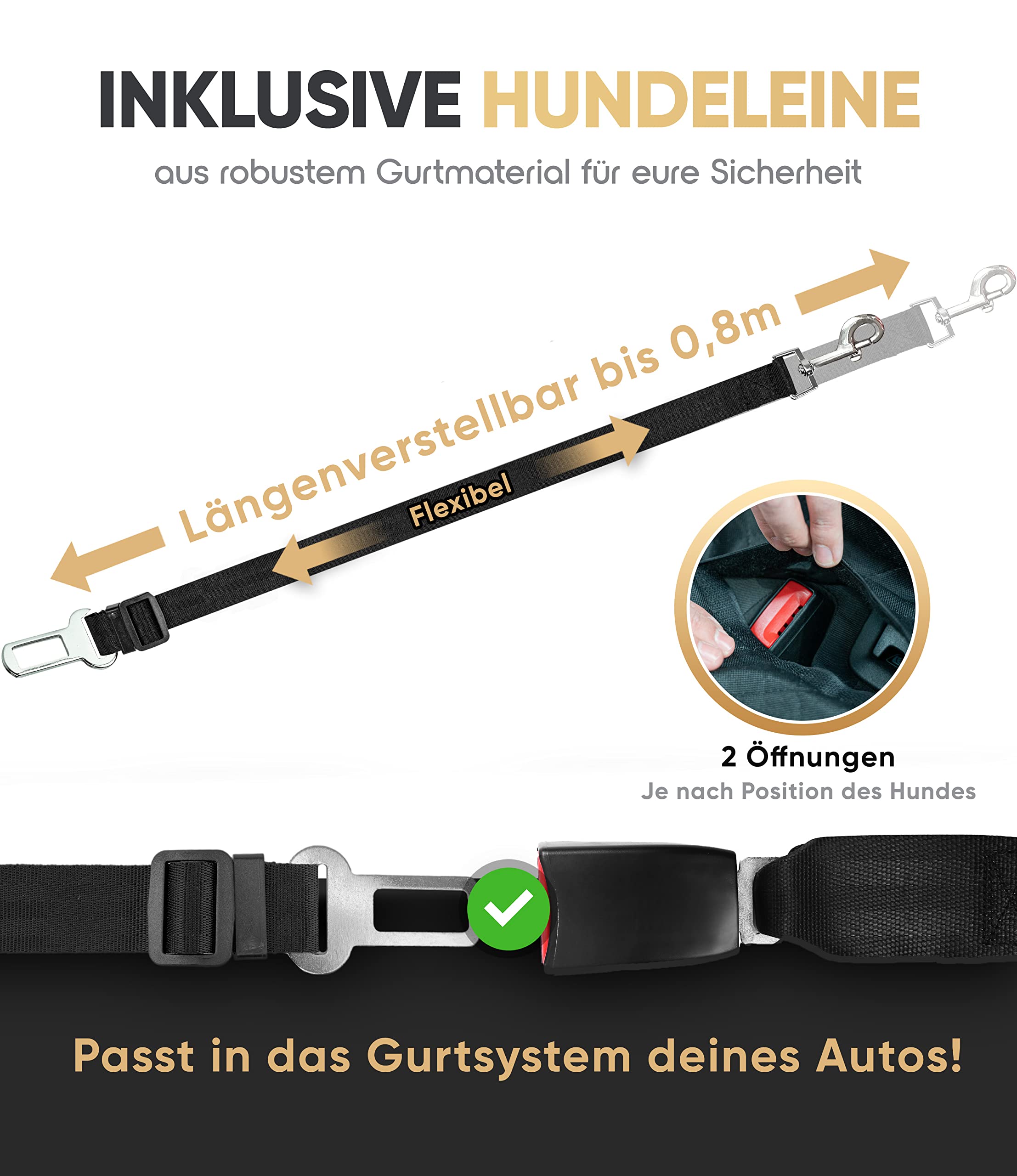 SicherFahrt® Hundedecke fürs Auto