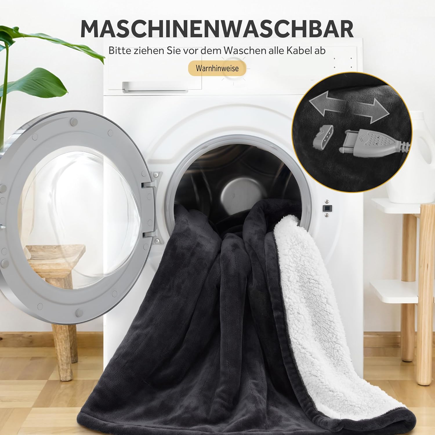 WarmRest Heizdecke mit Abschaltautomatik