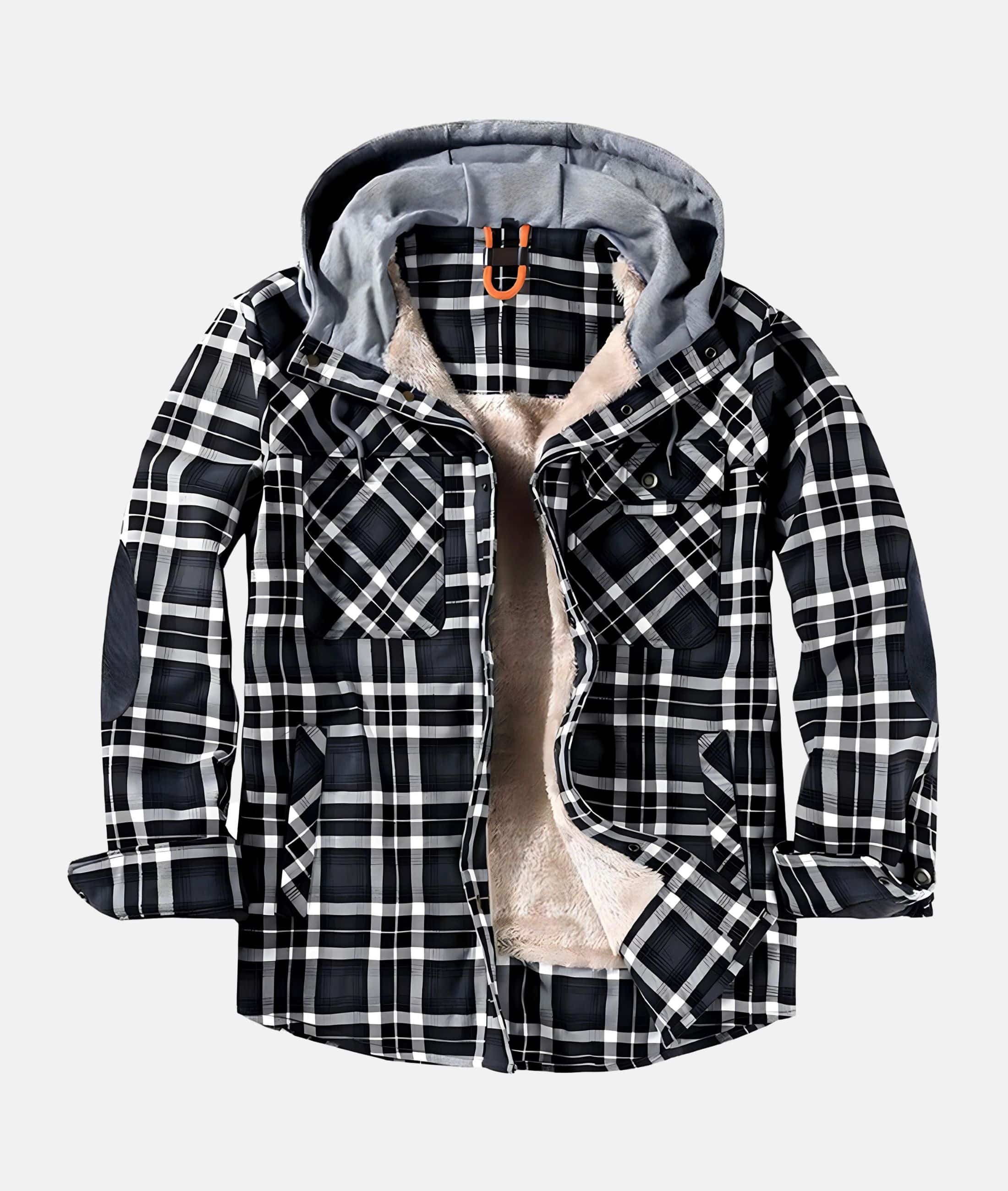 HerrenCreator® Karierte Flanelljacke – Wärme und Stil für den Winter