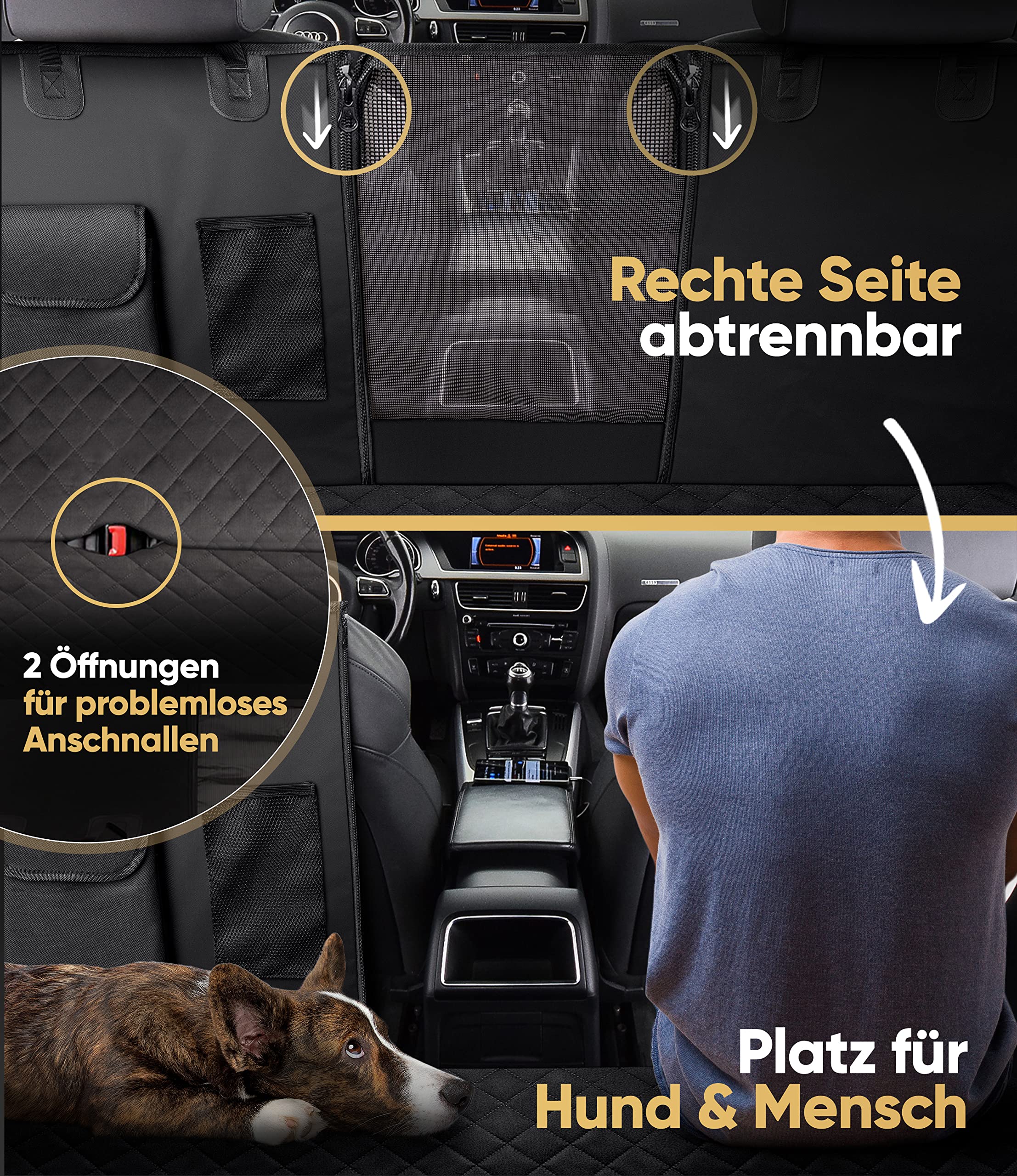 SicherFahrt® Hundedecke fürs Auto