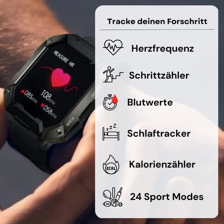 InvictaPro™ Smartwatch - Erleben Sie Stil, Power & Fitness