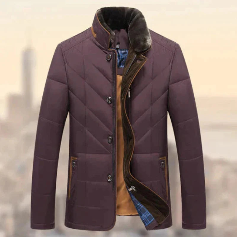 Elegante Winterjacke für Herren, perfekte Wahl für kalte Wintertage