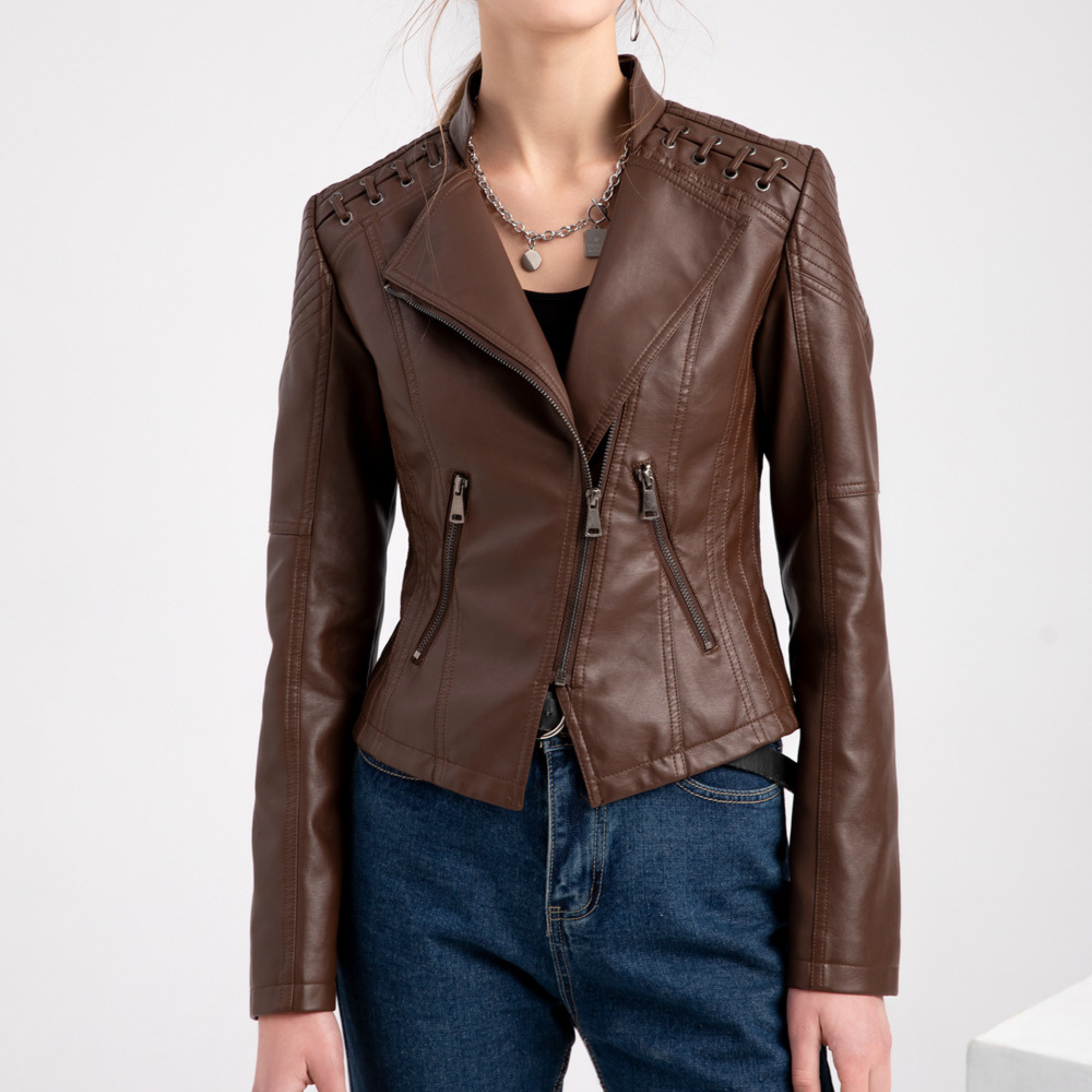 Reine® Elegante Damen Lederjacke