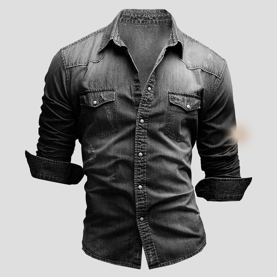 Milo® Elegantes Jeanshemd