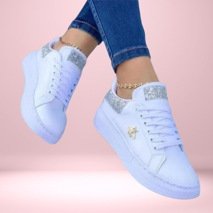 Sabrina Funkelnde Damen-Sneaker für stilvolle Auftritte