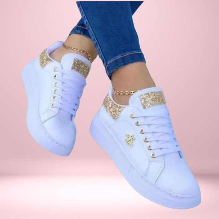 Sabrina Funkelnde Damen-Sneaker für stilvolle Auftritte