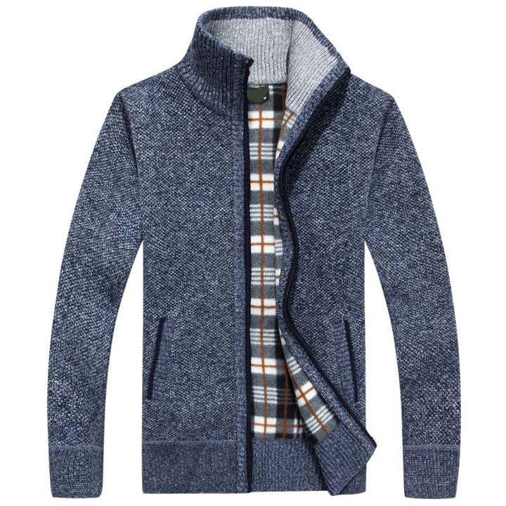 NordicChic® Herren Rollkragenjacke – Stilvoll und Warm für Wintertage