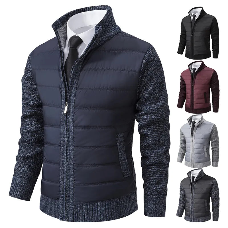 NordMann® Modische Herrenjacke mit hohem Kragen