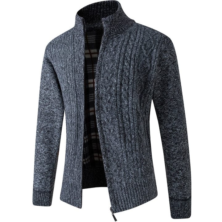 NordicChic® Herren Rollkragenjacke – Stilvoll und Warm für Wintertage