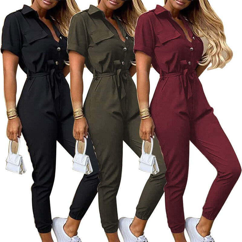 AnnaSchick Eleganter Jumpsuit mit Gürtel für Damen