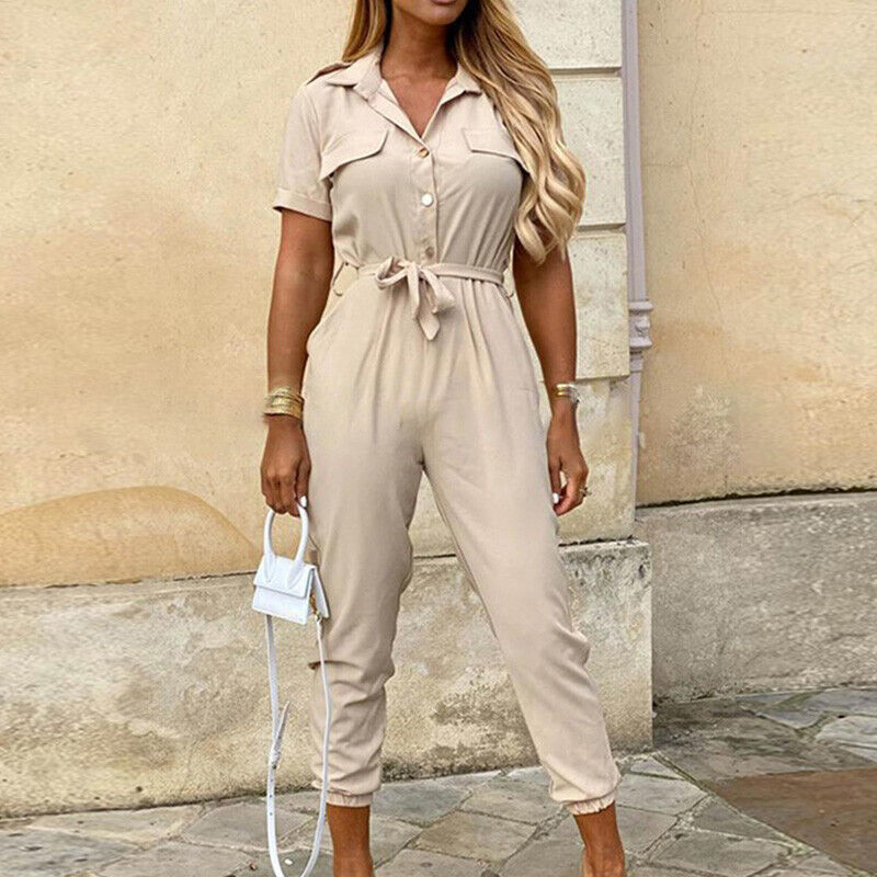 AnnaSchick Eleganter Jumpsuit mit Gürtel für Damen