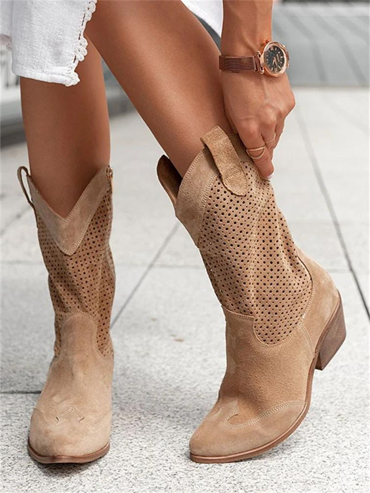 AnnaCowboy Elegante Damen-Cowboystiefel für jeden Anlass