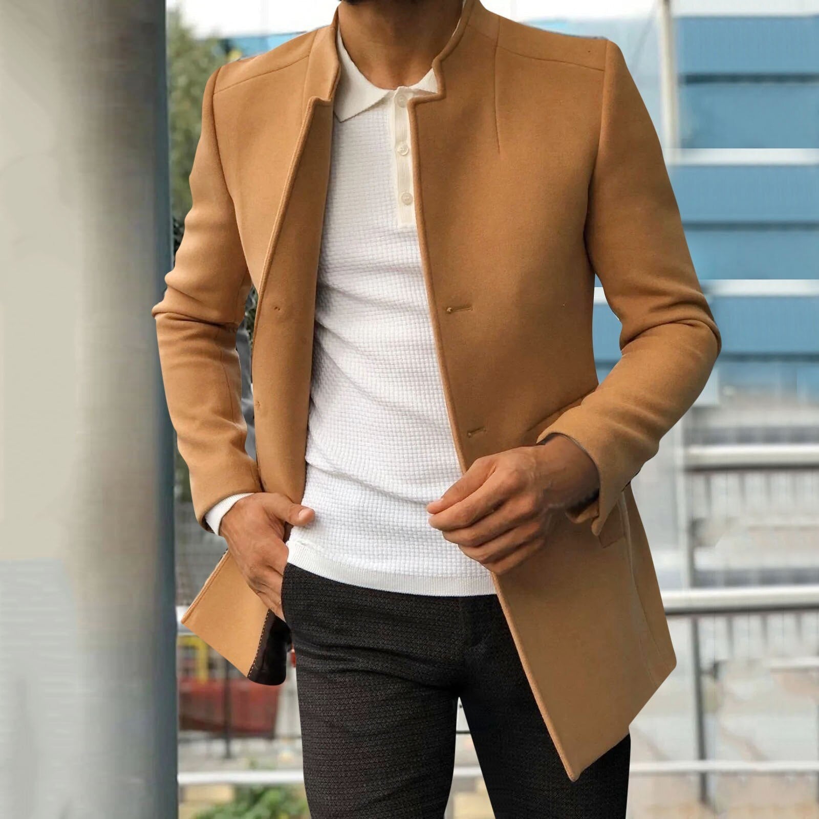 MännerLuxe® Zeitloser Trenchcoat für stilbewusste Herren