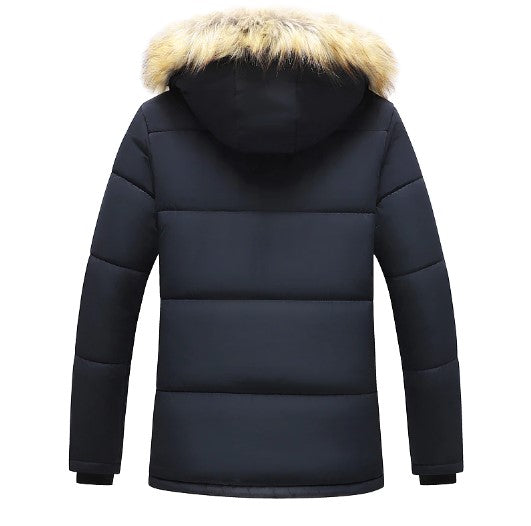 NordicStyle™ Herrenparka für den Winter mit vielseitiger Kapuze