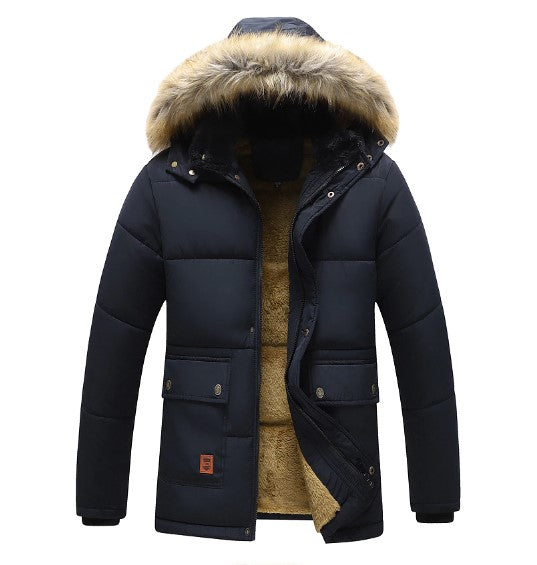 NordicStyle™ Herrenparka für den Winter mit vielseitiger Kapuze