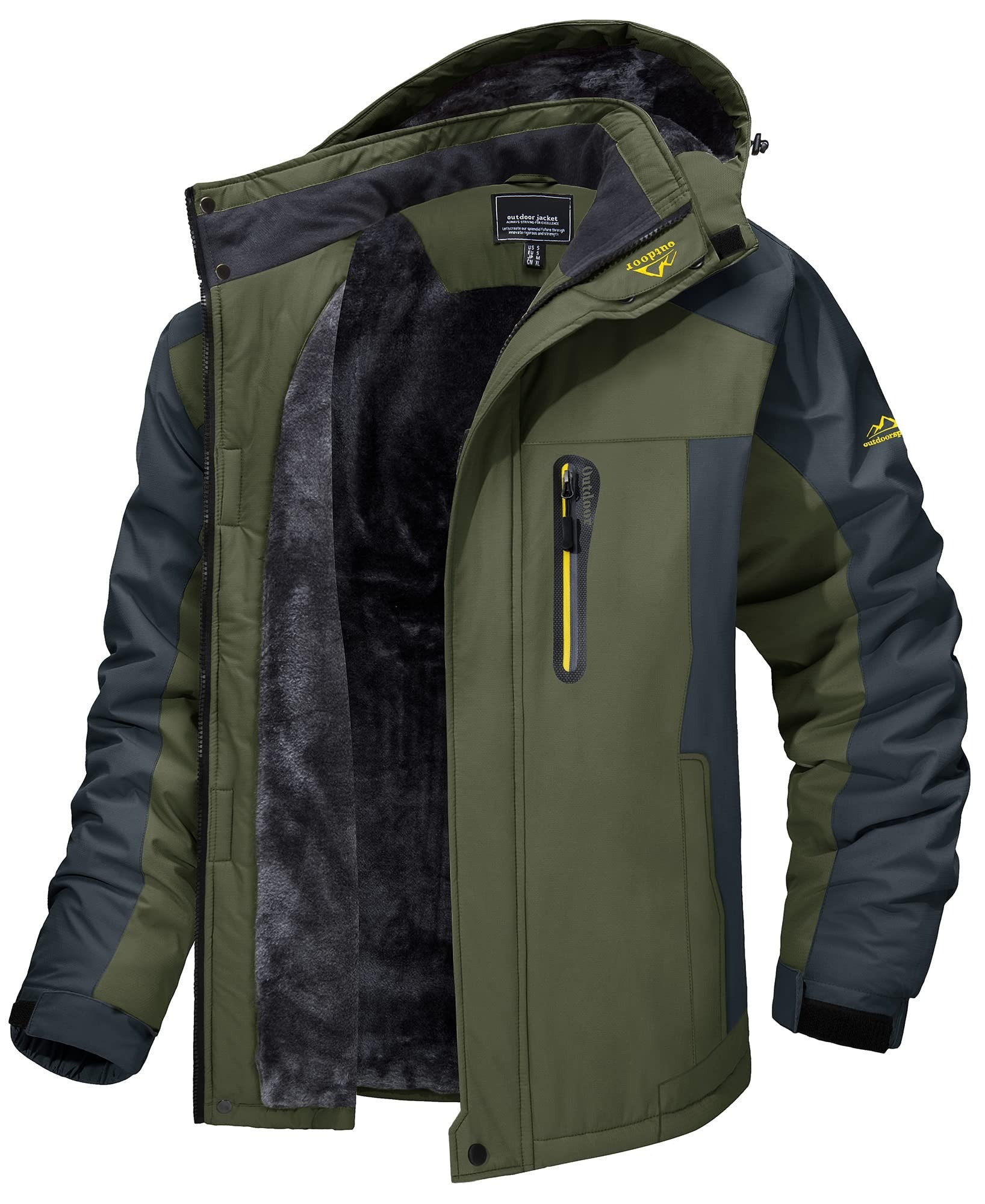 wasserdichte Outdoor Jacke für Herren in Winterqualität