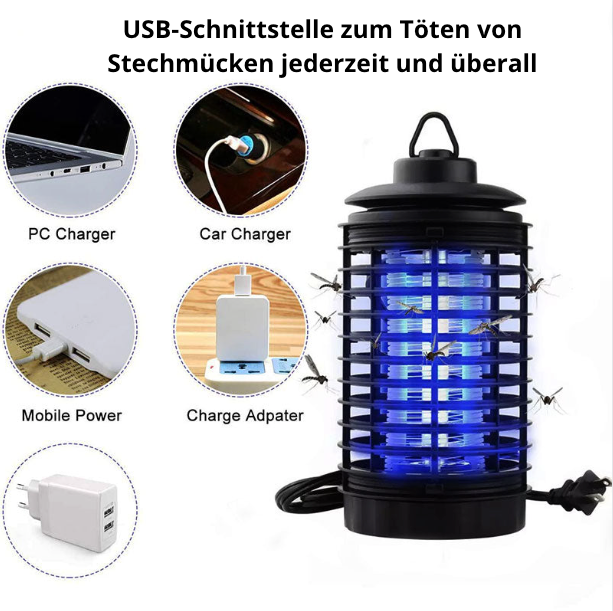 BuzzKill Lampe - Bye Bye Mücken und Fliegen