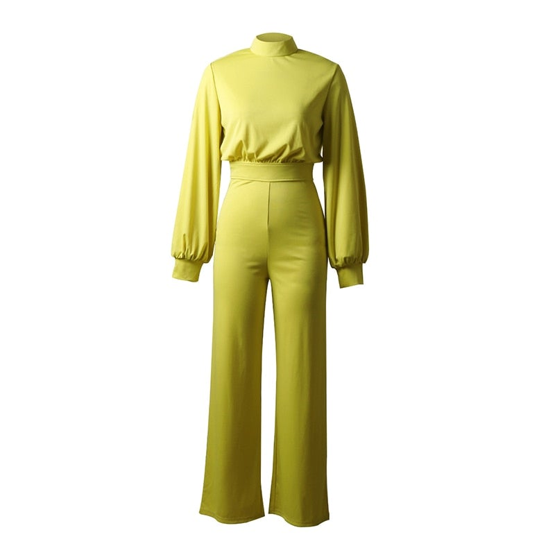 Laura Chic Langärmeliger Damen-Jumpsuit für jeden Anlass