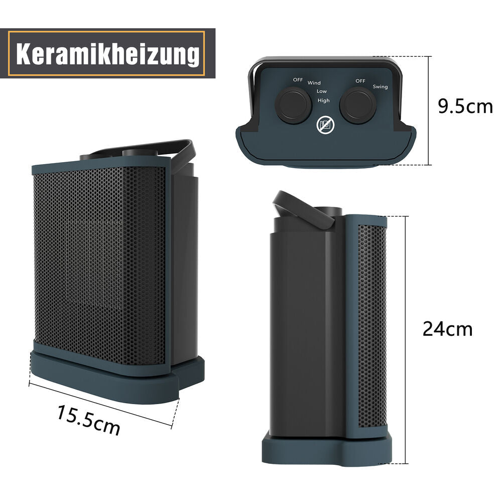 Mini mobile Heizlüfter 1500W