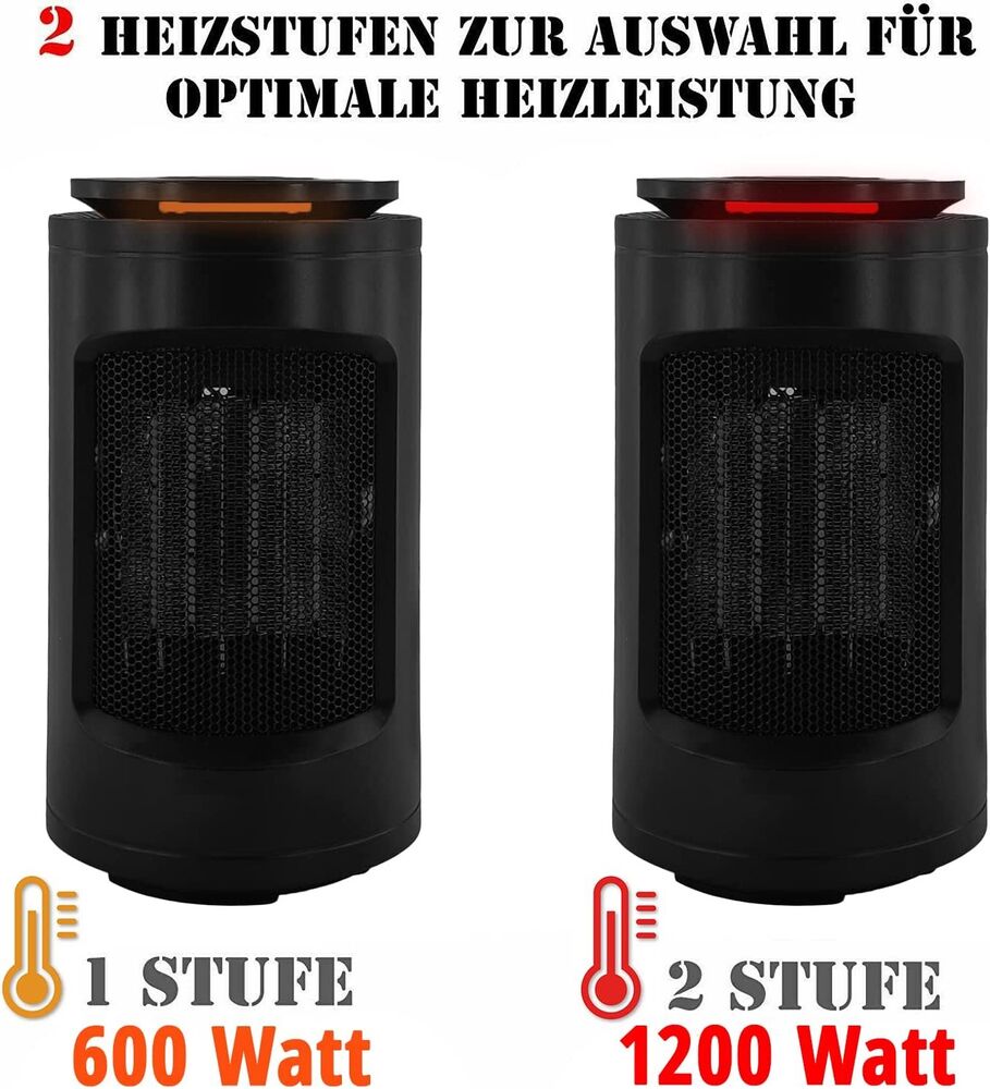 Digitale mini Heizung mit 3 Heizstufen