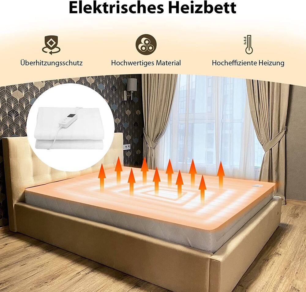 Elektrische waschbarHeizdecke mit 4 Heizstufen